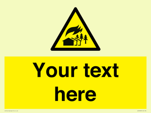 Custom Warning: Large scale fire zone